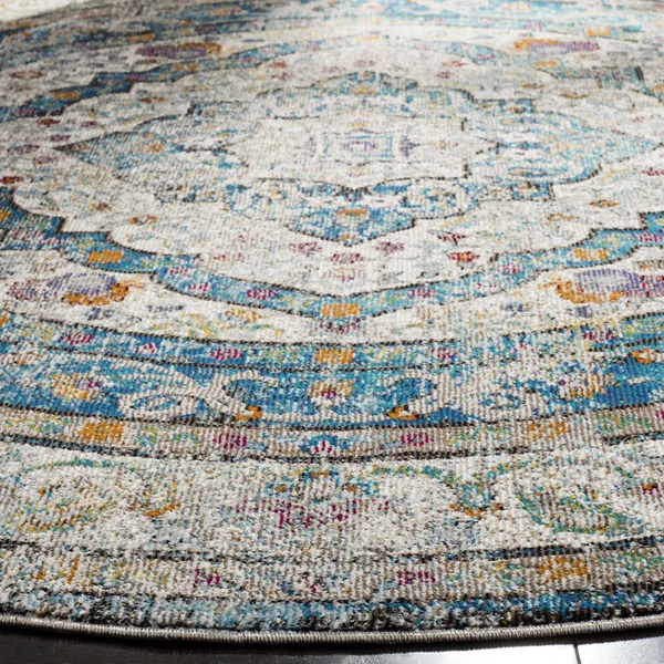 Safavieh Aria ARA106E 5&1x22 x 7&6x22 Creme, Red Area Rug