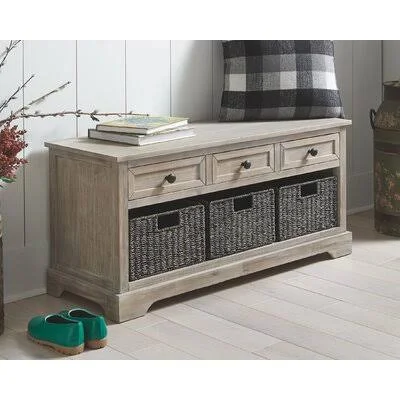 Arlyn Drawer - Cubby and Shelves Storage Bench August Grove