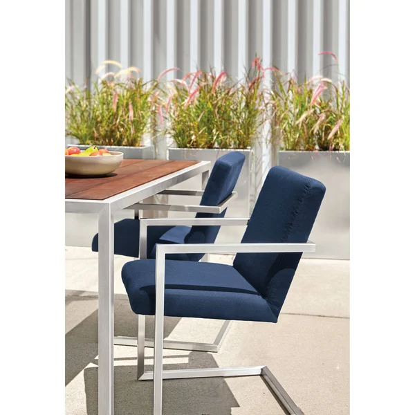 Room & Board - Modern Terrace Rectangle Planter 8D 16W 22H in Silver Grey