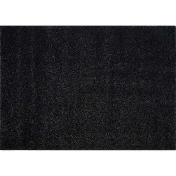 Ladole Rugs Shaggy Soft Plush Smooth Solid Plain Color Modern Durable Area Rug Carpet for Living Room Bedroom in Navy Blue - 7&10