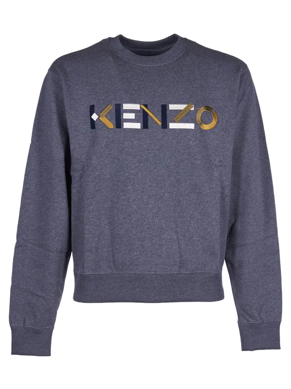 Kenzo Blue Logo Sweatshirt