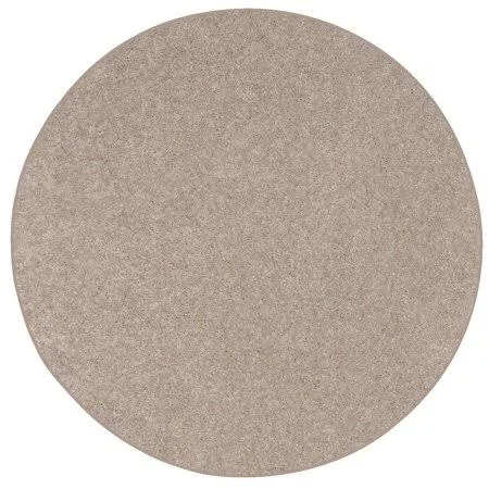 Solid Color Indoor Area Rugs - Beige - 6& Round