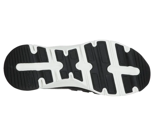 Skechers Women's Arch Fit Lucky Thoughts Sneaker - Black/White