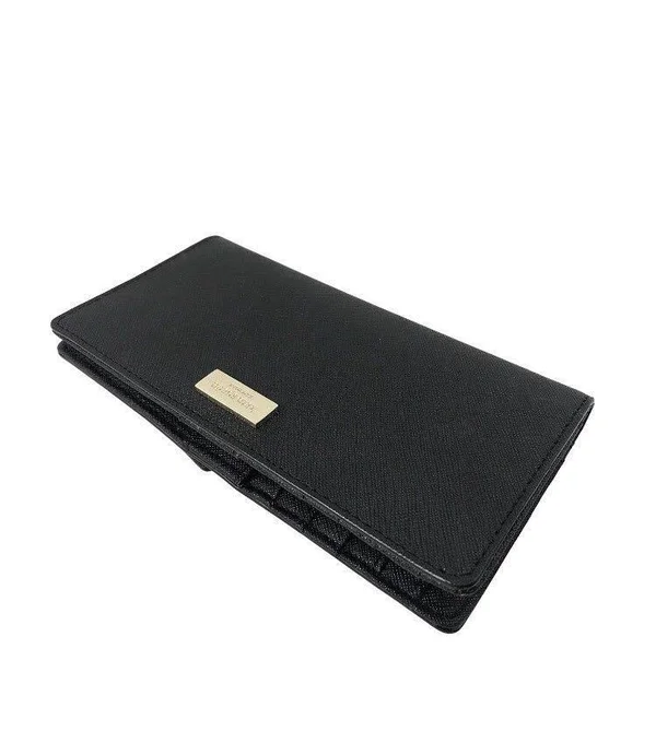 Kate Spade Laurel Way Stacy Clutch Wallet Black Leather WLRU2673