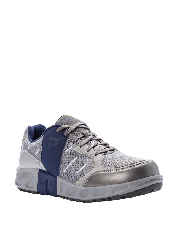 Propet Men's Matthew Sneaker - Size: 15, Grey/Navy