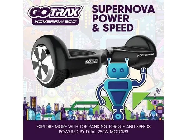Gotrax Hoverfly Eco UL Certified Self Balancing Hoverboard - Blue