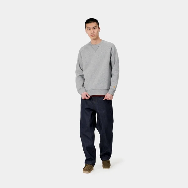 Carhartt WIP Chase Sweatshirt - Grey Heather