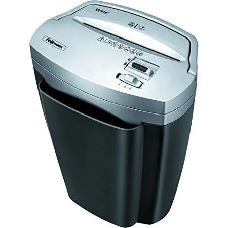 Fellowes Powershred W11c, 11-Sheet Cross-Cut Paper and Credit Card Shredder with Safety Lock, Black 3103201