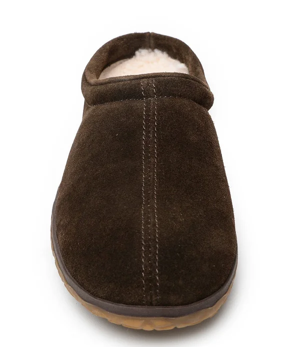 Minnetonka Men's Taylor Slipper, Cinnamon, 9
