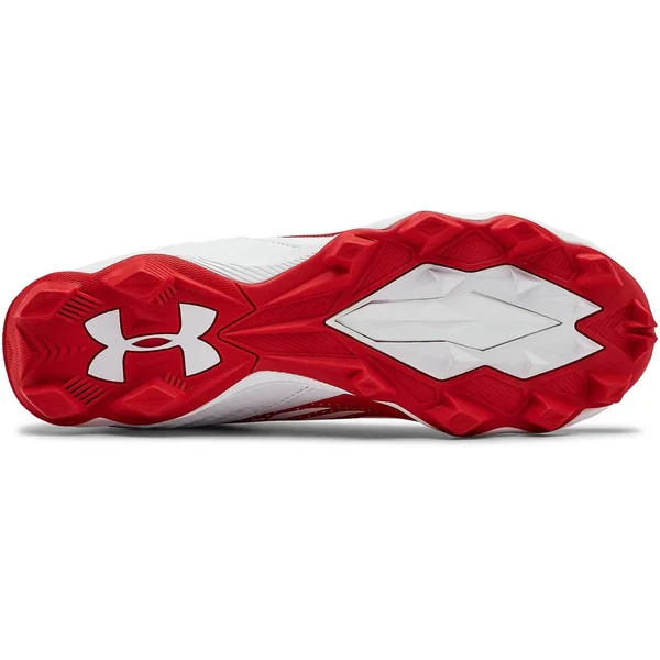 Under Armour Men's Spotlight Franchise RM Football Cleats - Red - 14
