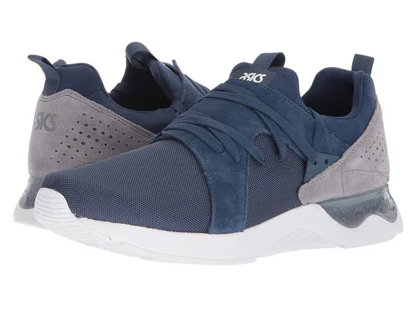 Asics Tiger Unisex Gel-Lyte V Sanze Shoes H817L Dark Blue/Stone Grey