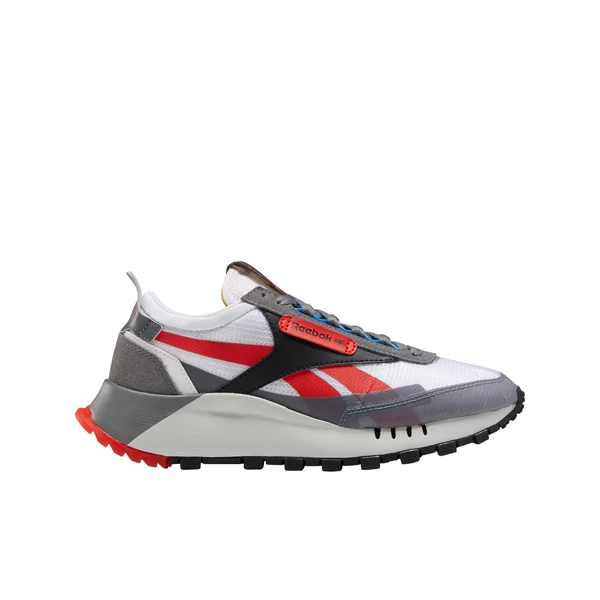 Reebok Classic Legacy Red/White/Grey Grade School Boys& Shoes, Size: 6