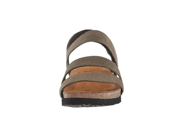 Naot Women's Kayla Sandal, Size: 42, Oily Olive Suede