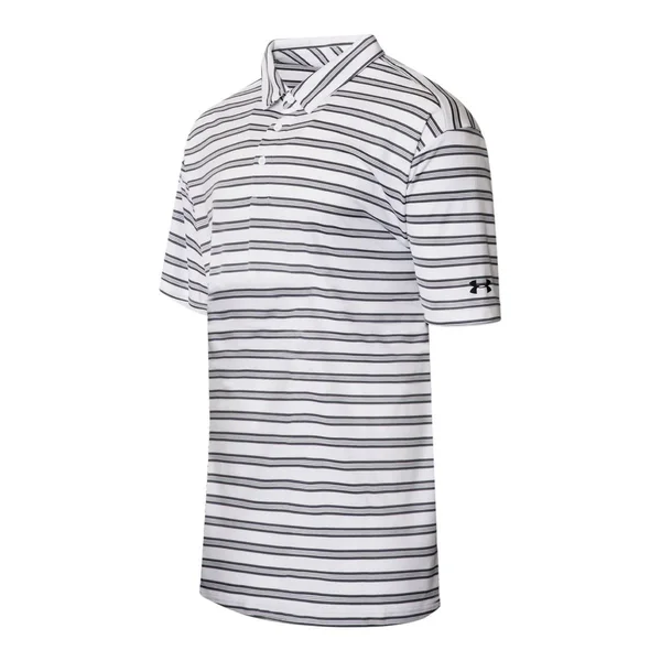 Under Armour Men's Tech Stripe Polo Graphite - M