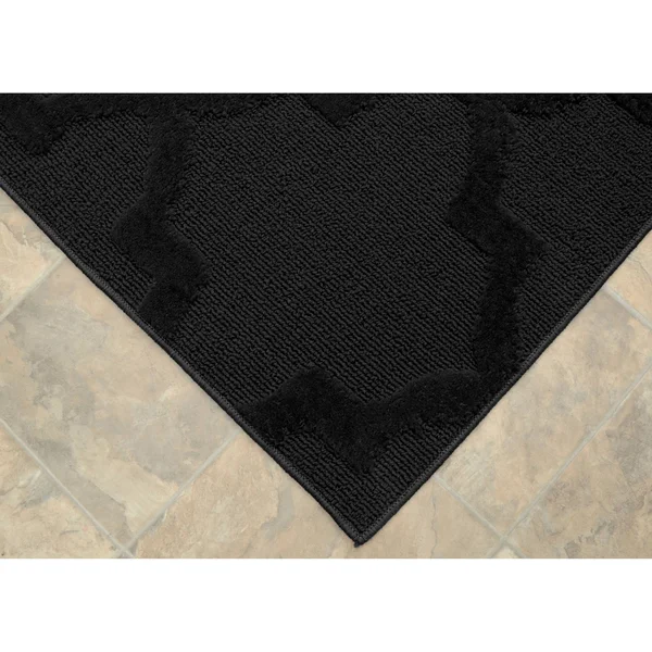 Garland Rug Quatro 6 ft. x 9 ft. Area Rug Cinder Gray