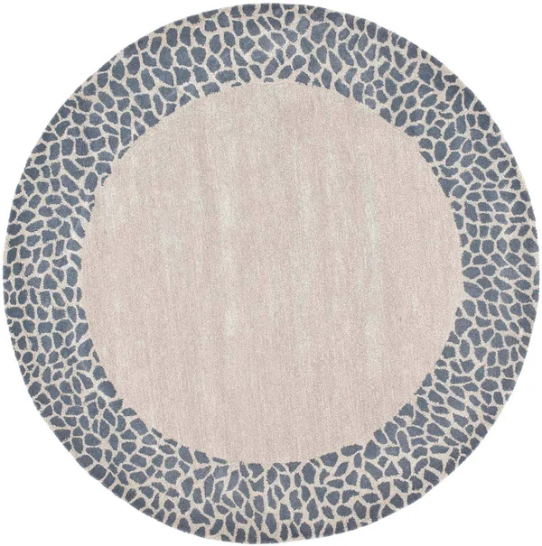 Safavieh Soho Rug SOH739B Silver - Grey, 6& x 6& Round