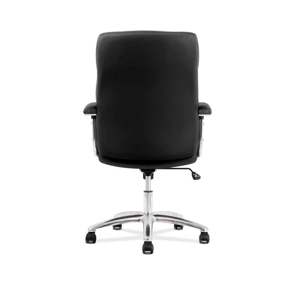 Traction Executive Mid-Back Chair - Black Leather