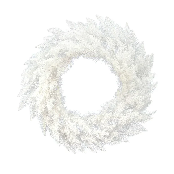 Vickerman 30 in. Sparkle White Spruce Wreath