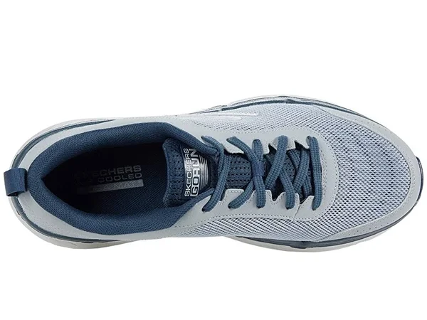 Skechers Men's Max Cushioning Premier Parag Running Sneaker, Grey/Navy
