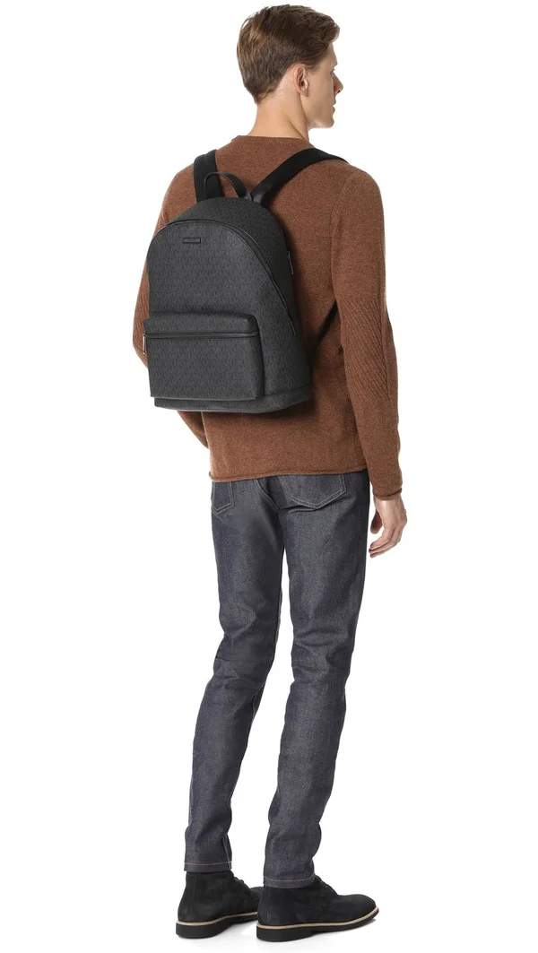 Michael Kors Men's Jet Set Backpack - Black