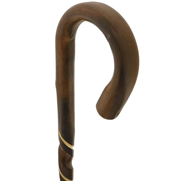 Men Crook Cane Scorched Chestnut - 5 x 1 x 36 inches