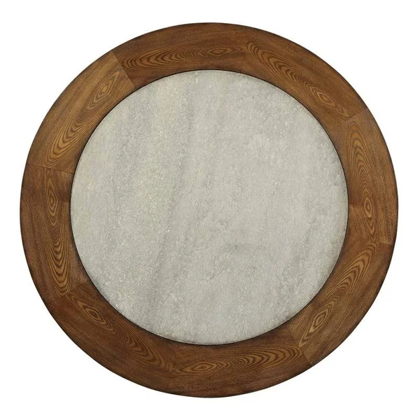 Furniture of America Cowan Round Dining Table in Bronze