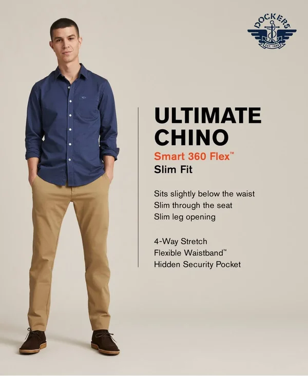 Dockers Men's Slim Fit Ultimate Chino Pants