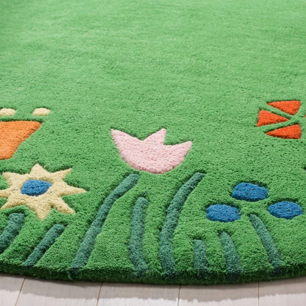 Safavieh Kids Green/Multi 6 ft. x 9 ft. Area Rug