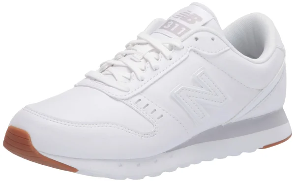 New Balance Women's 311 V2 Sneaker, White/Black, 7