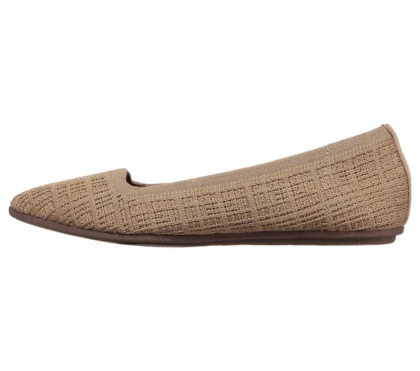 Skechers Women's Cleo Point Shoe, Mocha, 7.5