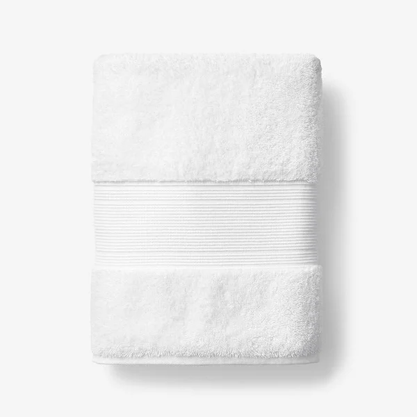 Legends Hotel Regal Egyptian Cotton Bath Towel - White - The Company Store