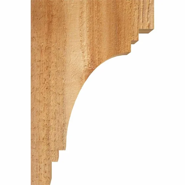 6x22W x 10x22D x 18x22H Pescadero Rough Sawn Corbel - Western Red Cedar