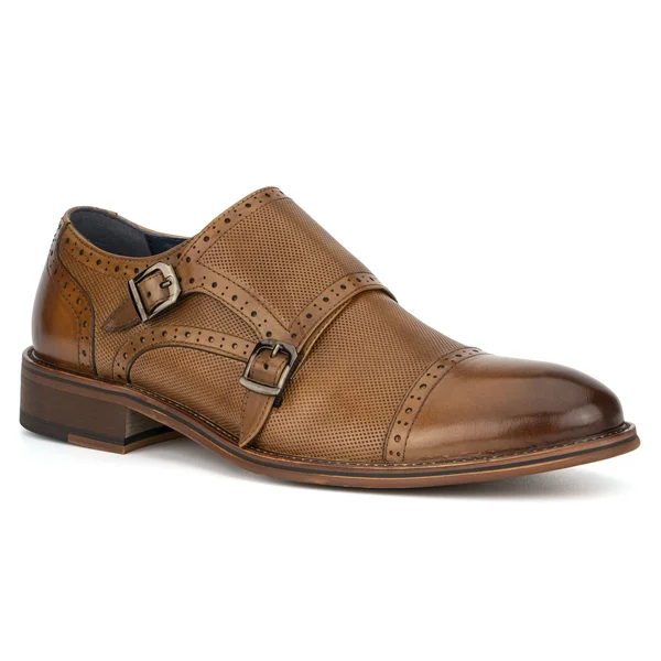 Vintage Foundry Co Men's Zobra Monk Strap Dress - Tan