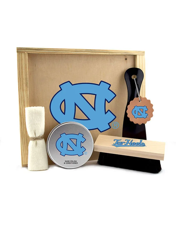 Worthyal NCAA Gentlemens Shoe Care Kit: North Carolina