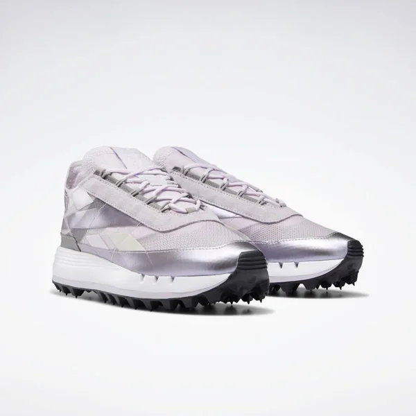 Reebok Legacy 83 Women's Shoes Sneakers 7.5 Luminous Lilac, Spacer Grey, Porcelain