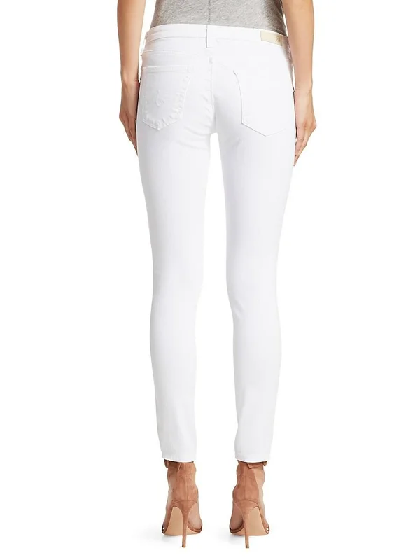 Ag The Legging Ankle Skinny Jeans - White, Women's, 32
