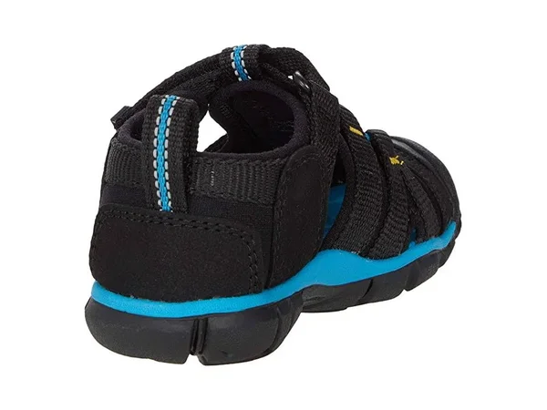 Keen Kids& Seacamp II CNX Sandal - 12 - Black - Keen Yellow