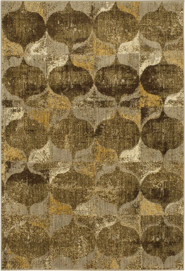 Karastan Expressions Iconograph Gold by 8' x 11' Area Rug Scott Living