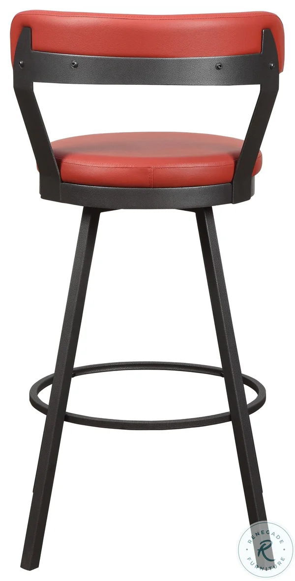 Homelegance Appert Red Pub Chair Set of 2