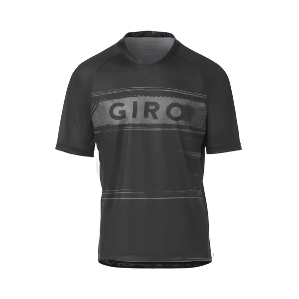 Giro Men's Roust Jersey Black, Charcoal Hypnotic XL