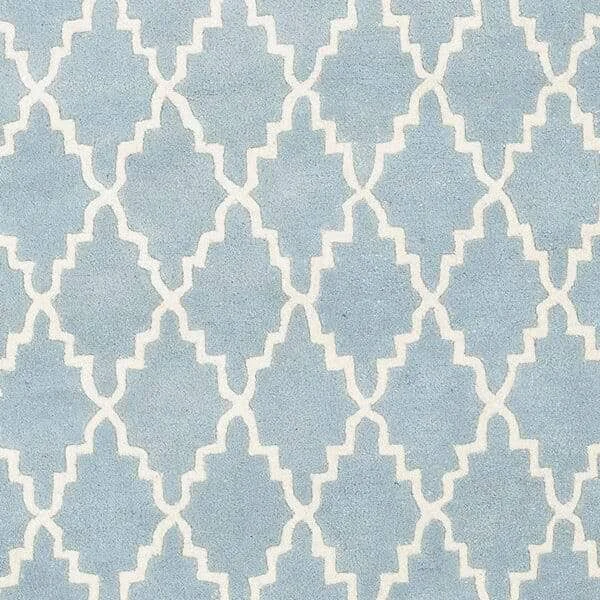 Safavieh 6& x 9& Chatham CHT721B Blue - Ivory Rug