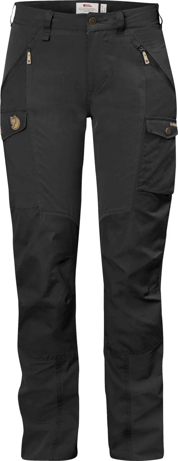 Fjallraven - Women's Nikka Curved Trousers, Black, 42