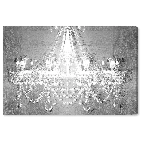 Oliver Gal Gray Dramatic Entrance Chrome Fashion Canvas