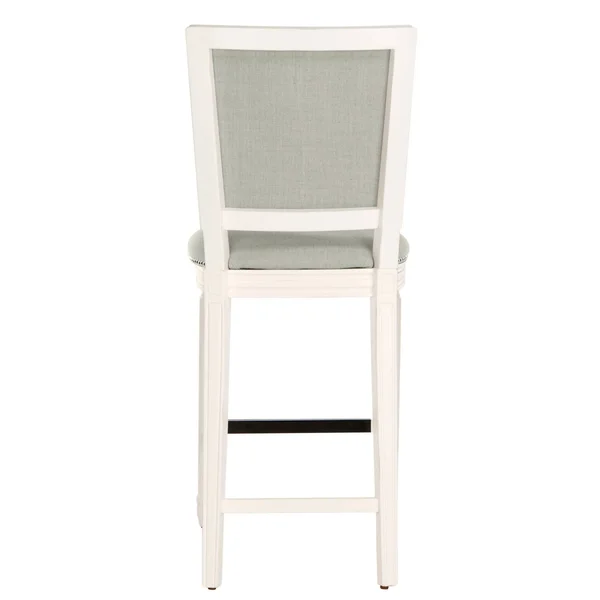Safavieh Buchanan Rectangle Bar Stool (Set of 2) - Light Grey/Cream