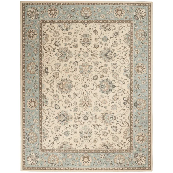 Nourison Living Treasures LI16 2&6x22 x 4&3x22 Grey, Ivory Area Rug