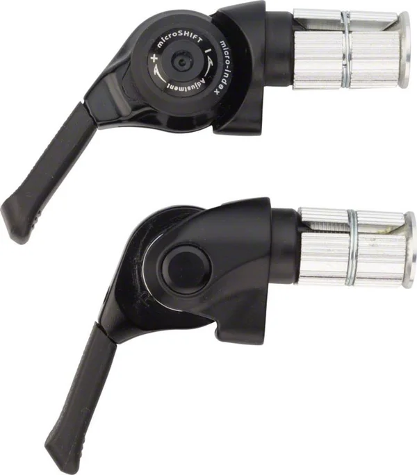 Microshift Bar End Shifter Set 10-Speed Mountain Double/Triple Shimano