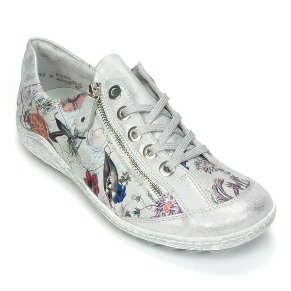 Remonte R1402-90 Zigzip 81 Floral Print Womens Lacing Shoes
