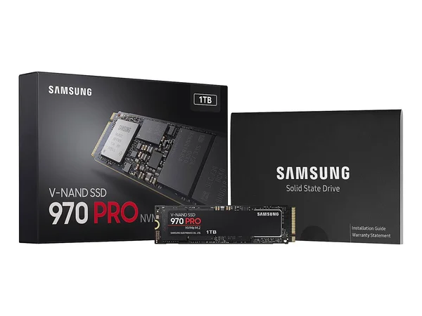 Samsung 970 PRO 1 TB Internal SSD - M.2 2280 - MZ-V7P1T0BW - PCI Express 3.0 x4 (NVMe)