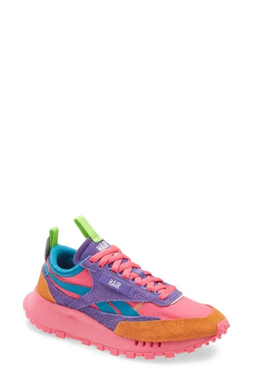 Reebok Classic Legacy Sneaker - Size 5 in Solar Pink/Pushy Purple/Blue at Nordstrom
