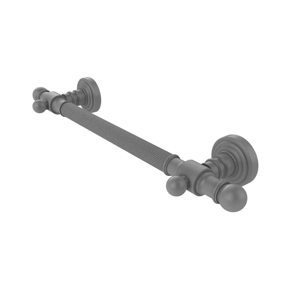 Allied Brass Waverly Place Collection Reeded Grab Bar - Matte Gray - 32 inch
